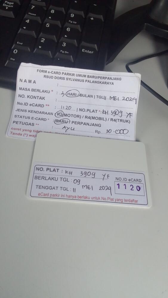 kARTU MEMBER BARU ID:1120