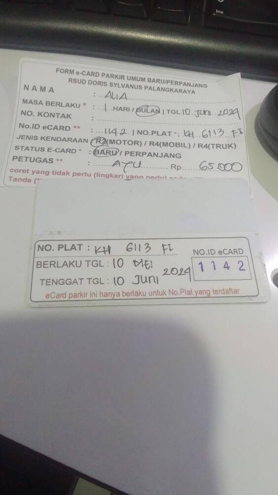 kARTU MEMBER BARU ID:1142