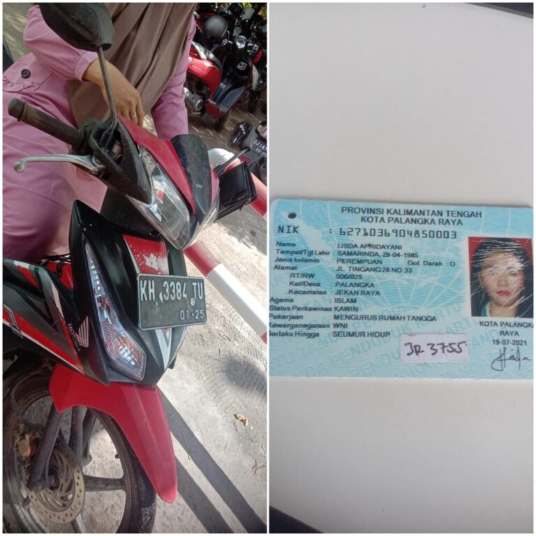 Tiket hilang sudah bayar denda