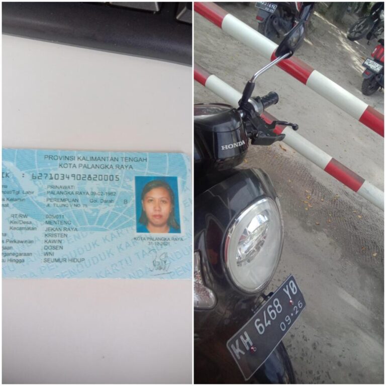 Tiket hilang sudah bayar denda