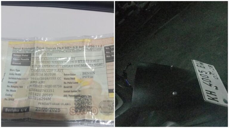 Tiket hilang sudah bayar denda