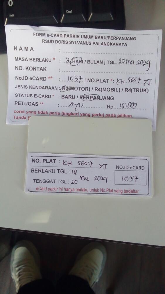 PERPANJANG KARTU ID:1037