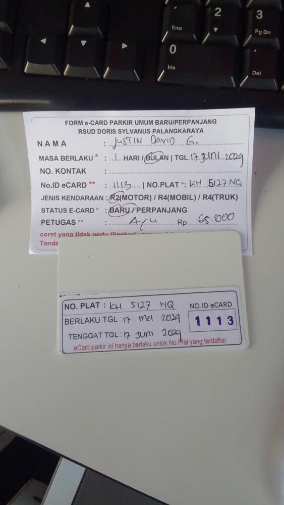 kARTU MEMBER BARU ID:1113