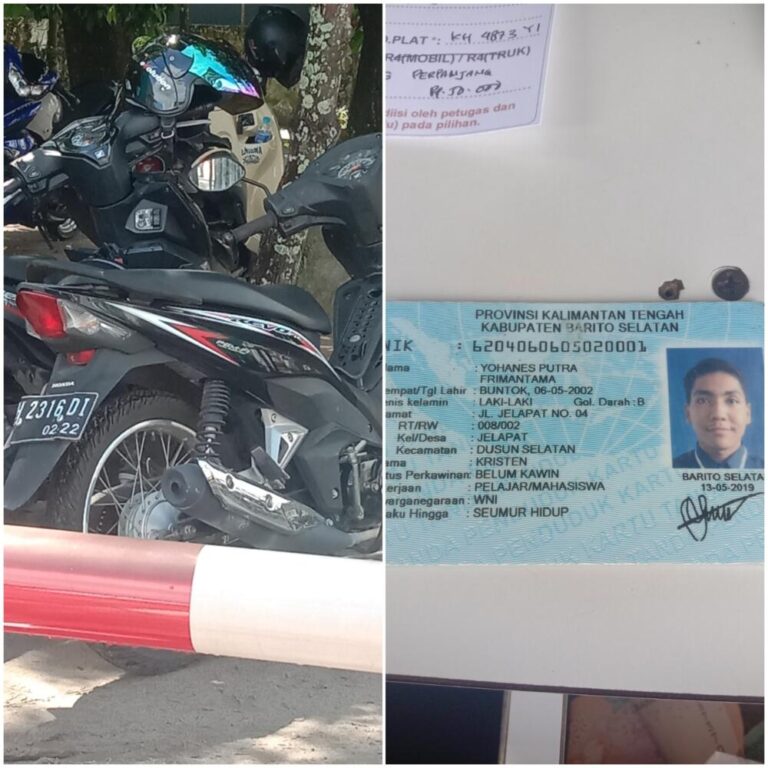 Tiket hilang sudah bayar denda