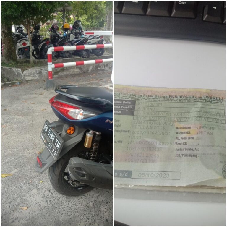 Tiket hilang sudah bayar denda