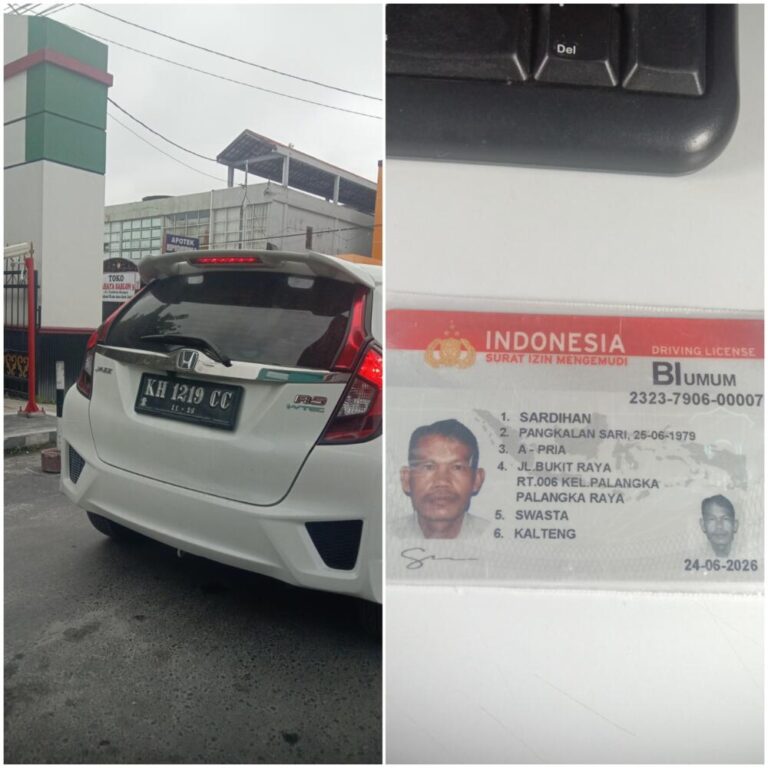 Tiket hilang sudah bayar denda