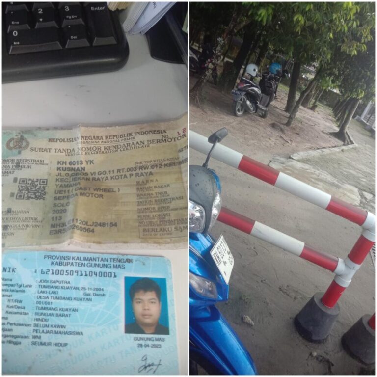 Tiket hilang sudah bayar denda