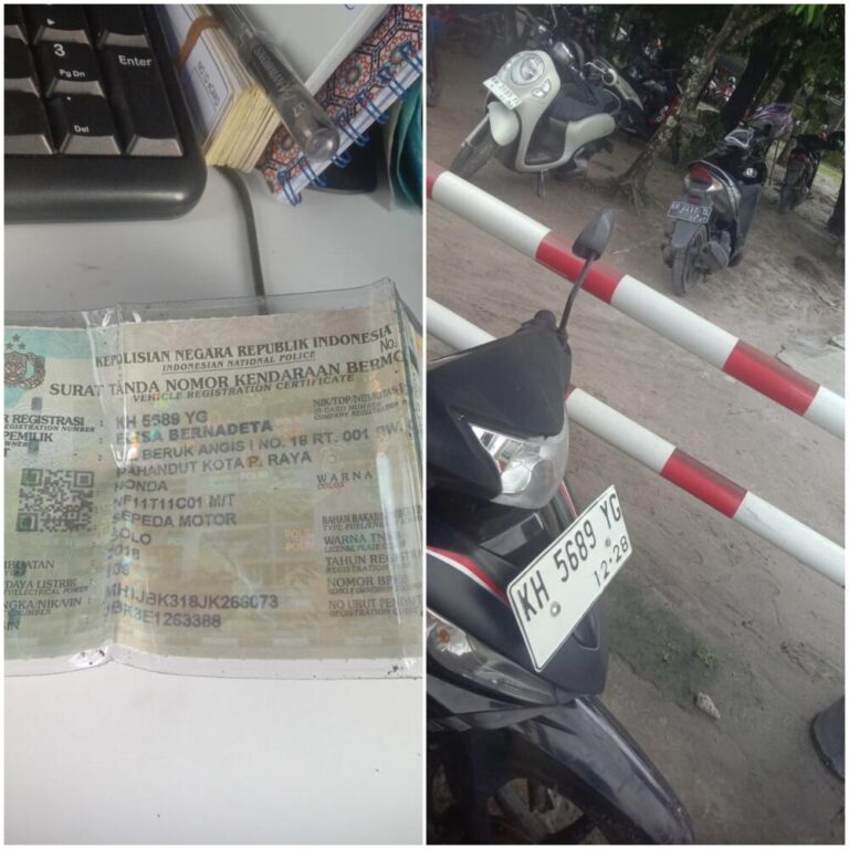 Tiket hilang sudah bayar denda