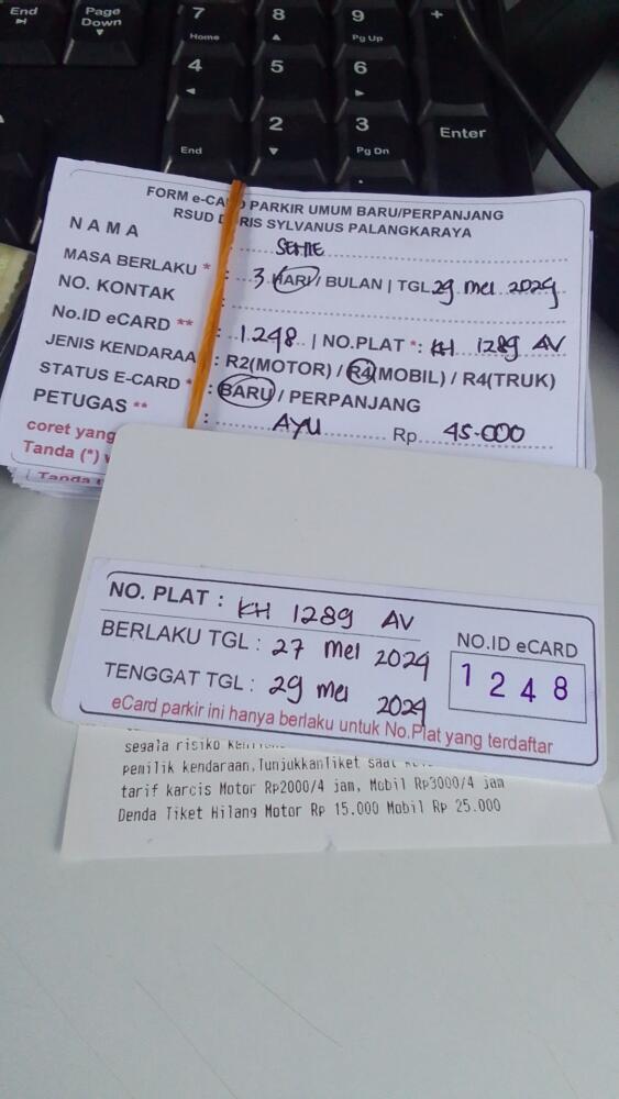 kARTU MEMBER BARU ID:1248