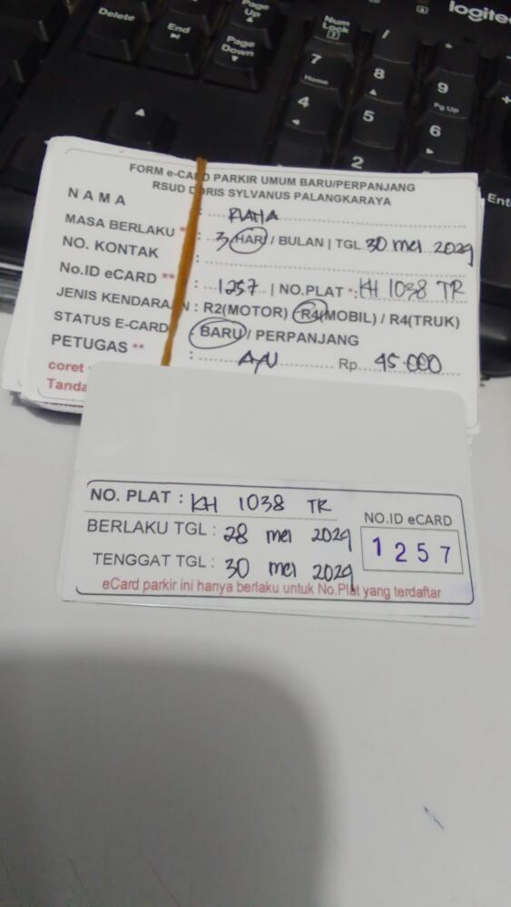 kARTU MEMBER BARU ID:1257