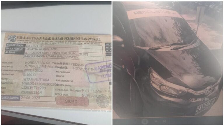 Tiket hilang sudah bayar denda