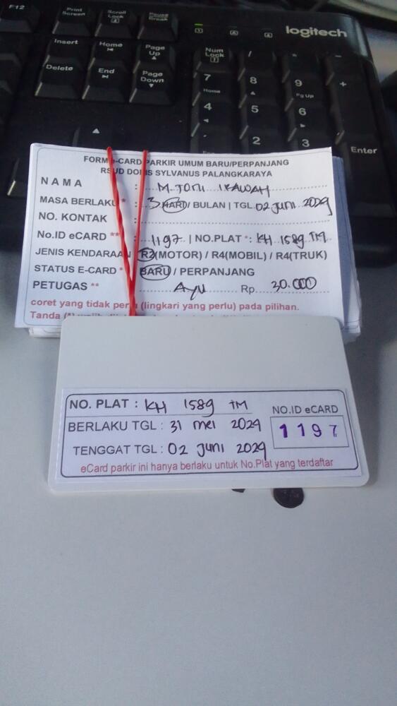 kARTU MEMBER BARU ID:1197