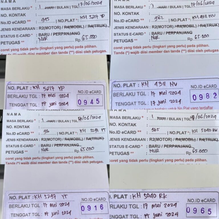 Member baru id 945, 982, 916, 965