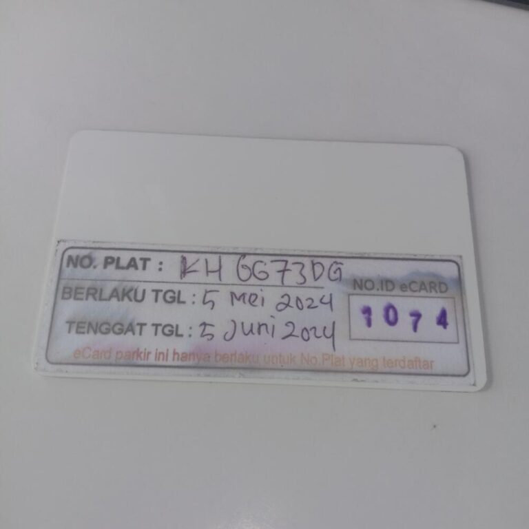 Kartu member kembali id 1074