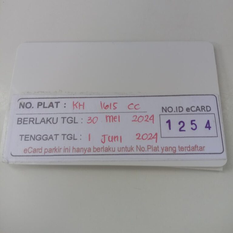 Kartu member kembali id 1254