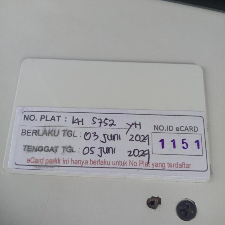 Kartu member kembali id 1151