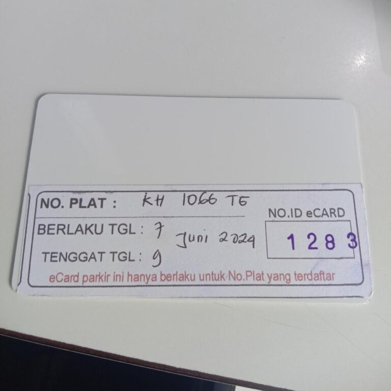 Kartu member kembali id 1283