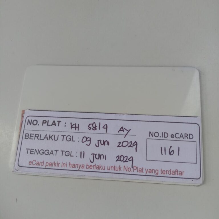 Kartu member kembali id 1161