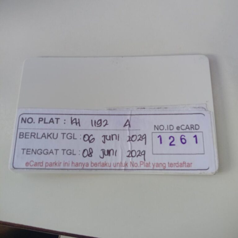 Kartu member kembali id 1261