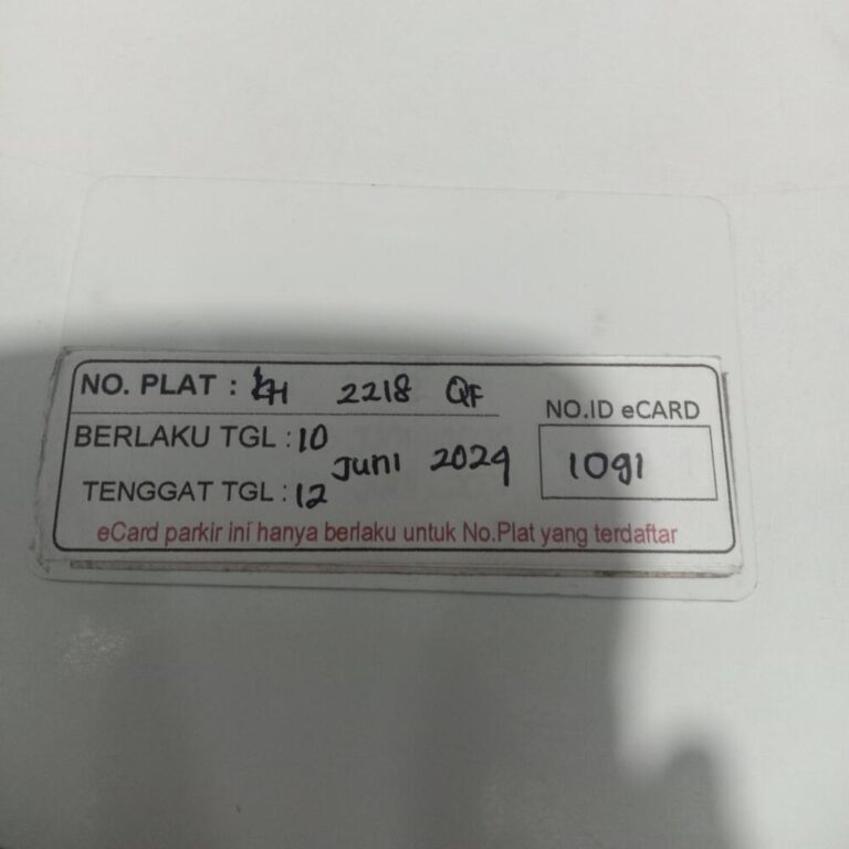 Kartu member kembali id 1091