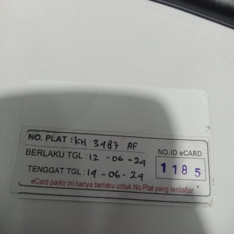 Kartu member kembali id 1185