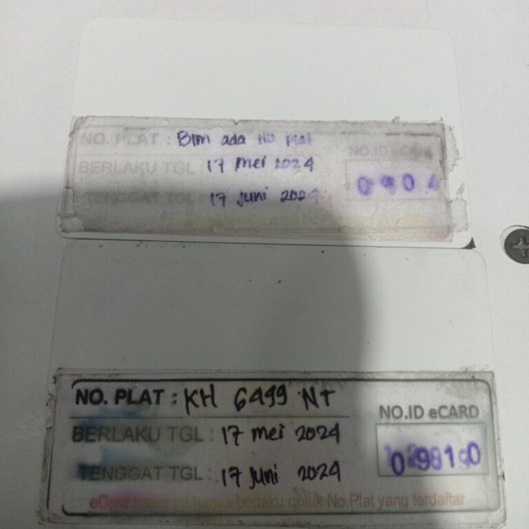 Kartu member kembali id 904, id 910