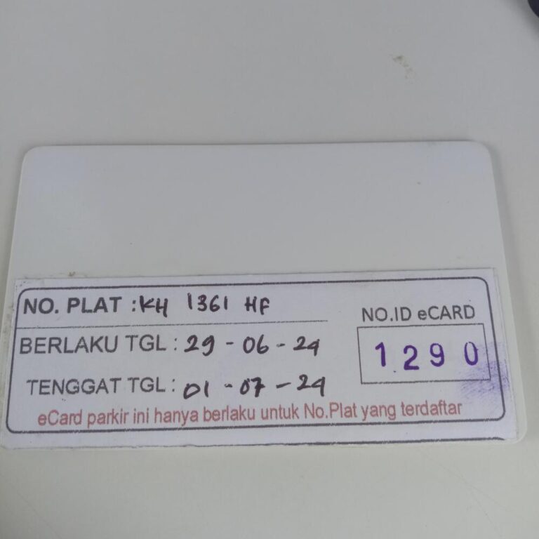 Kartu member kembali id 1290