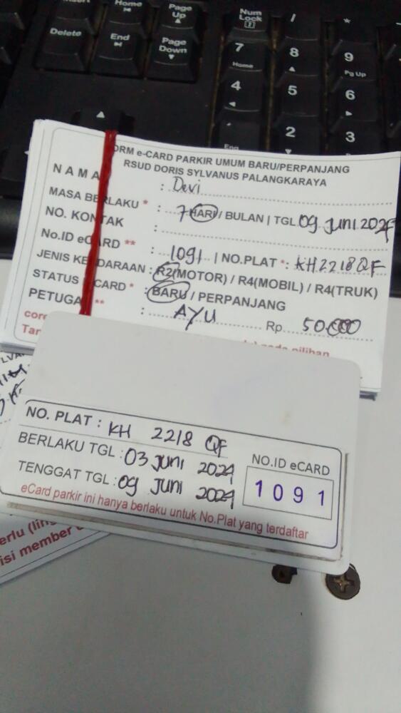 kARTU MEMBER BARU ID:1091