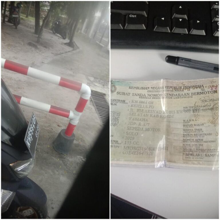 Tiket hilang sudah bayar denda