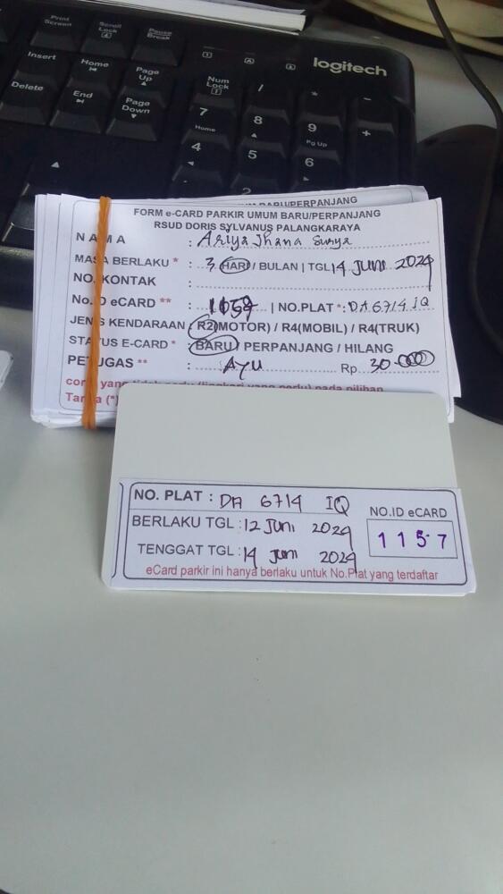 kARTU MEMBER BARU ID:1157