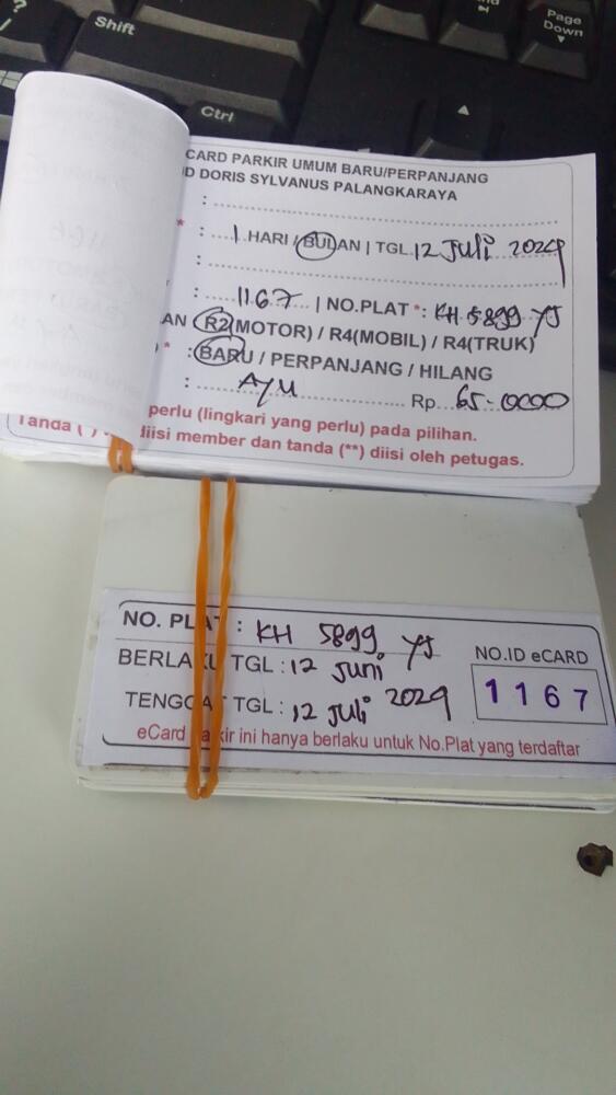 kARTU MEMBER BARU ID:1167