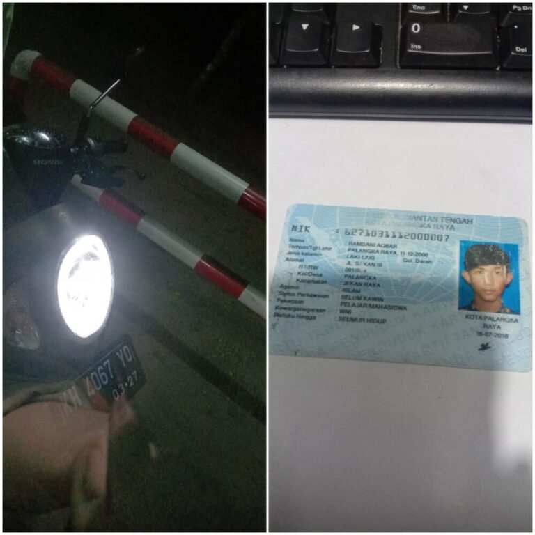 Tiket hilang sudah bayar denda