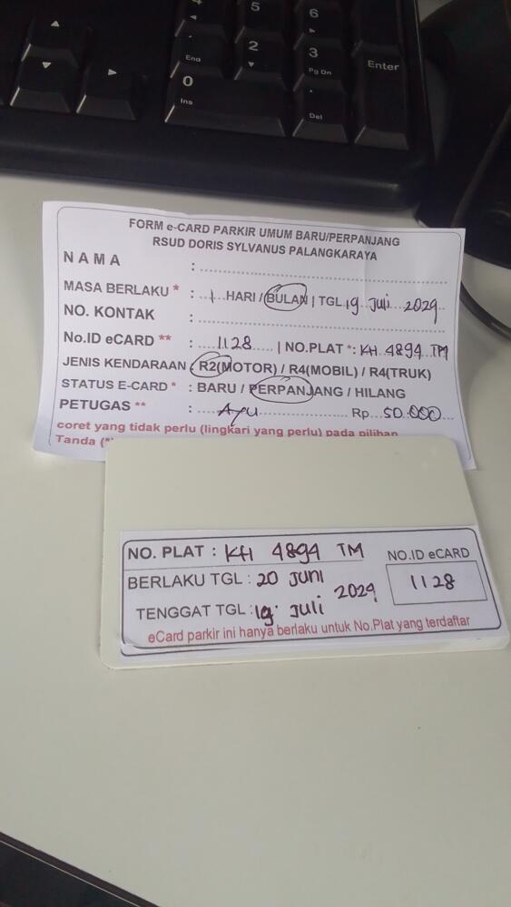 PERPANJANG KARTU ID:1128