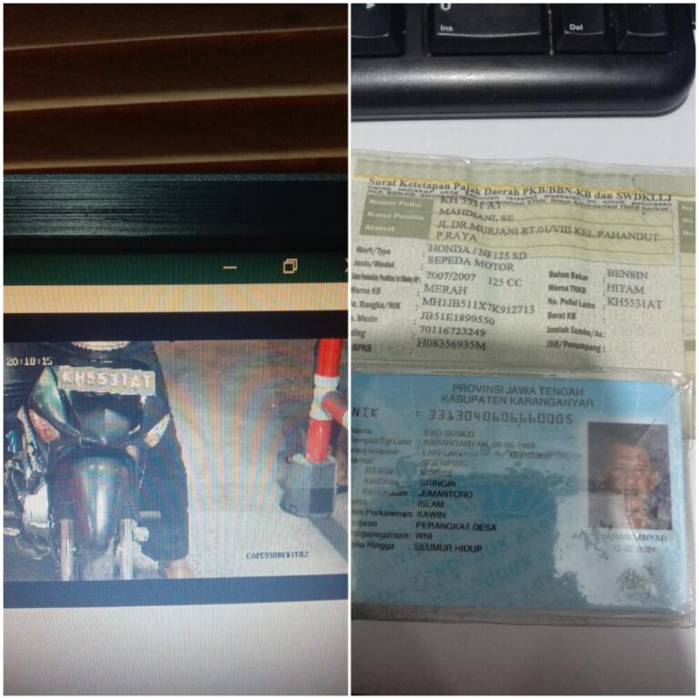 Tiket hilang sudah bayar denda