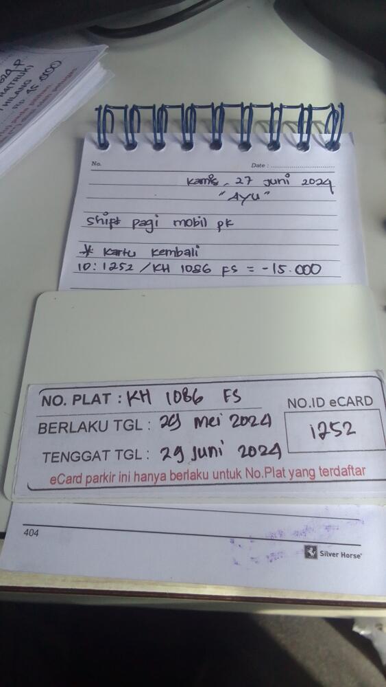 kARTU MEMBER BARU ID:1252