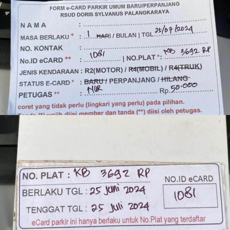 Kartu Member perpanjang id 1081