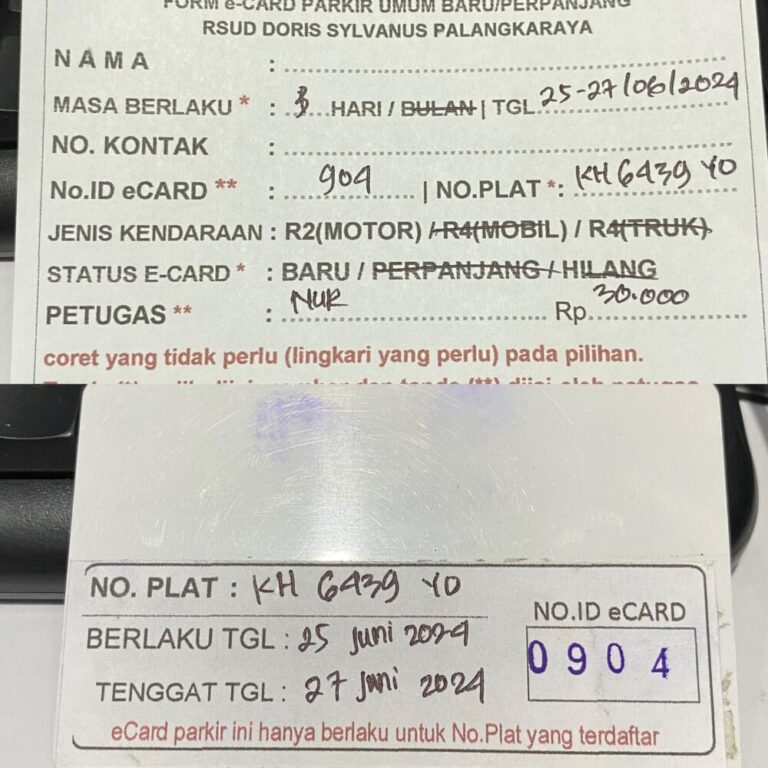 Kartu Member baru id 904