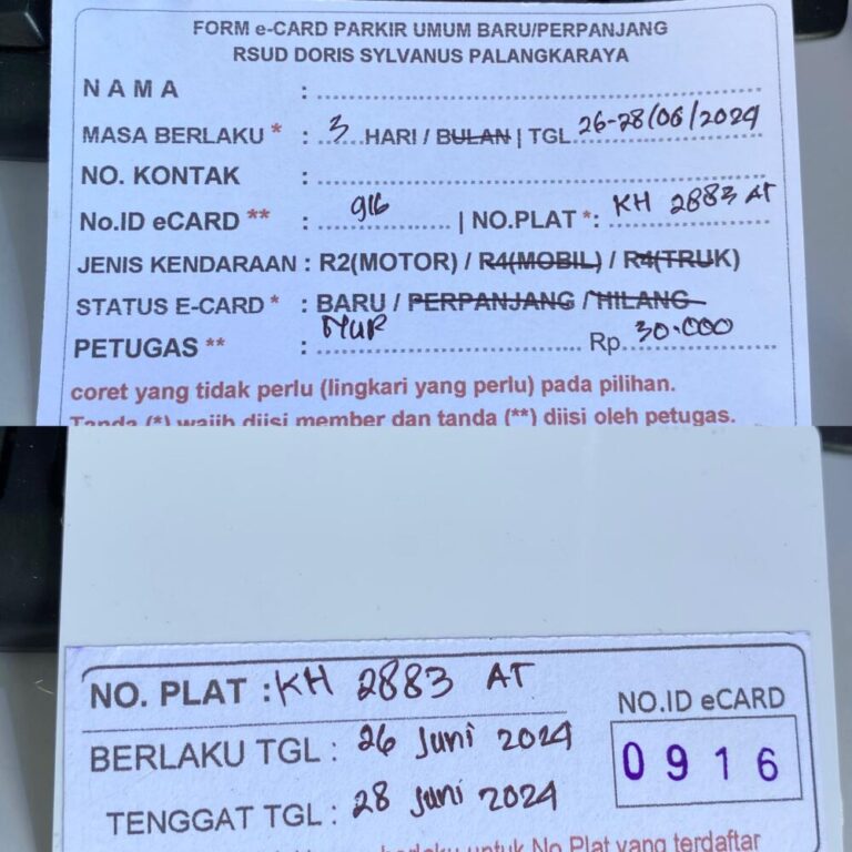 Kartu Member baru id 916