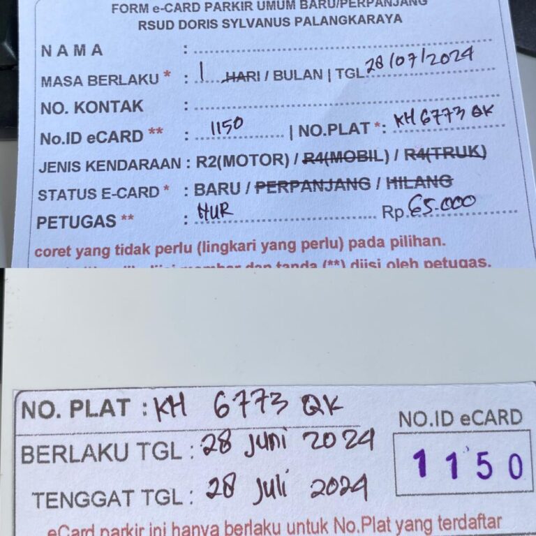 Kartu Member baru id 1150