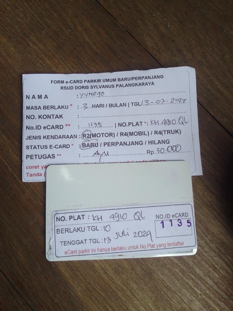 kARTU MEMBER BARU ID:1157