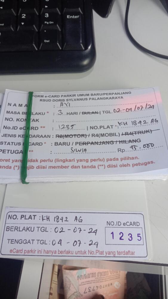 Kartu Member baru id 1235