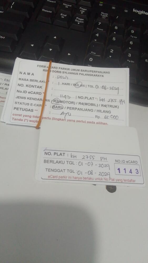 kARTU MEMBER BARU ID:1143