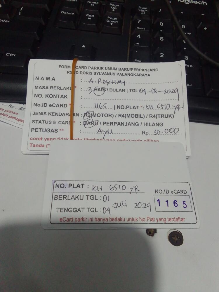 kARTU MEMBER BARU ID:1165
