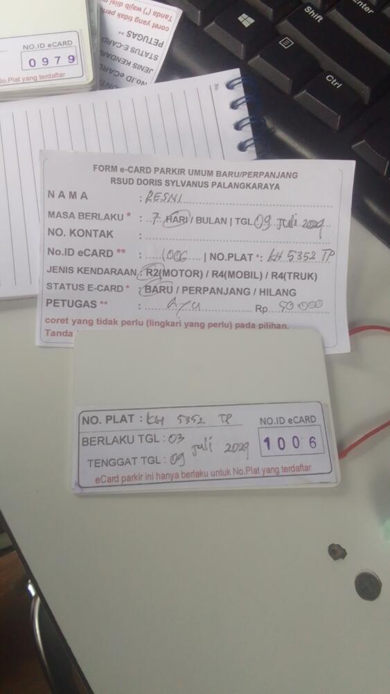 kARTU MEMBER BARU ID:1006