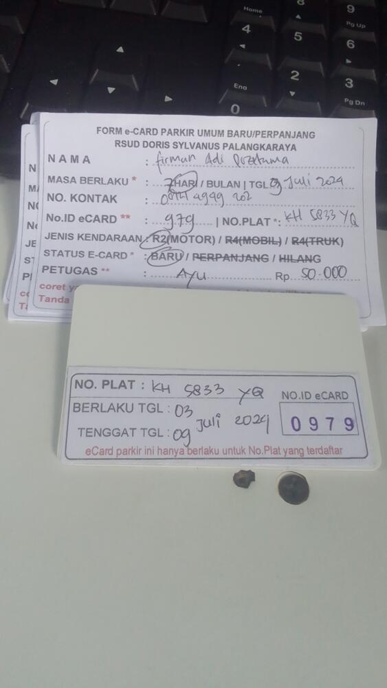 kARTU MEMBER BARU ID:979