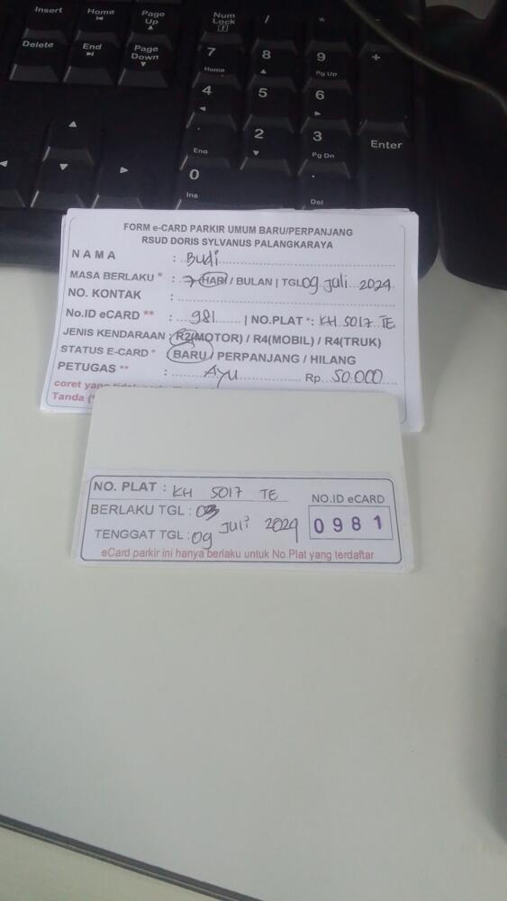 kARTU MEMBER BARU ID:1157
