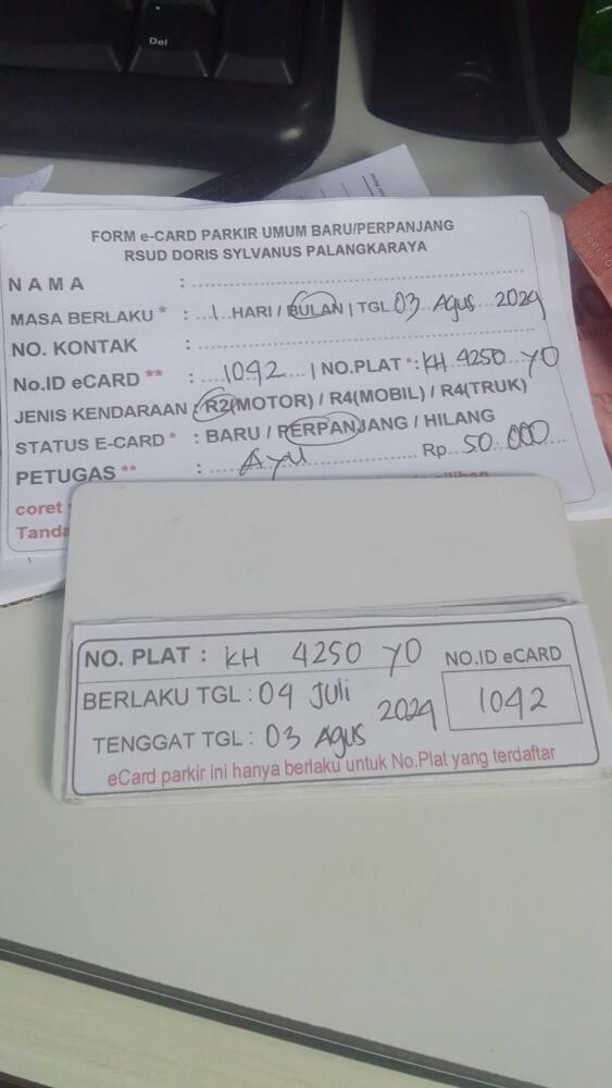 kARTU MEMBER BARU ID:1042