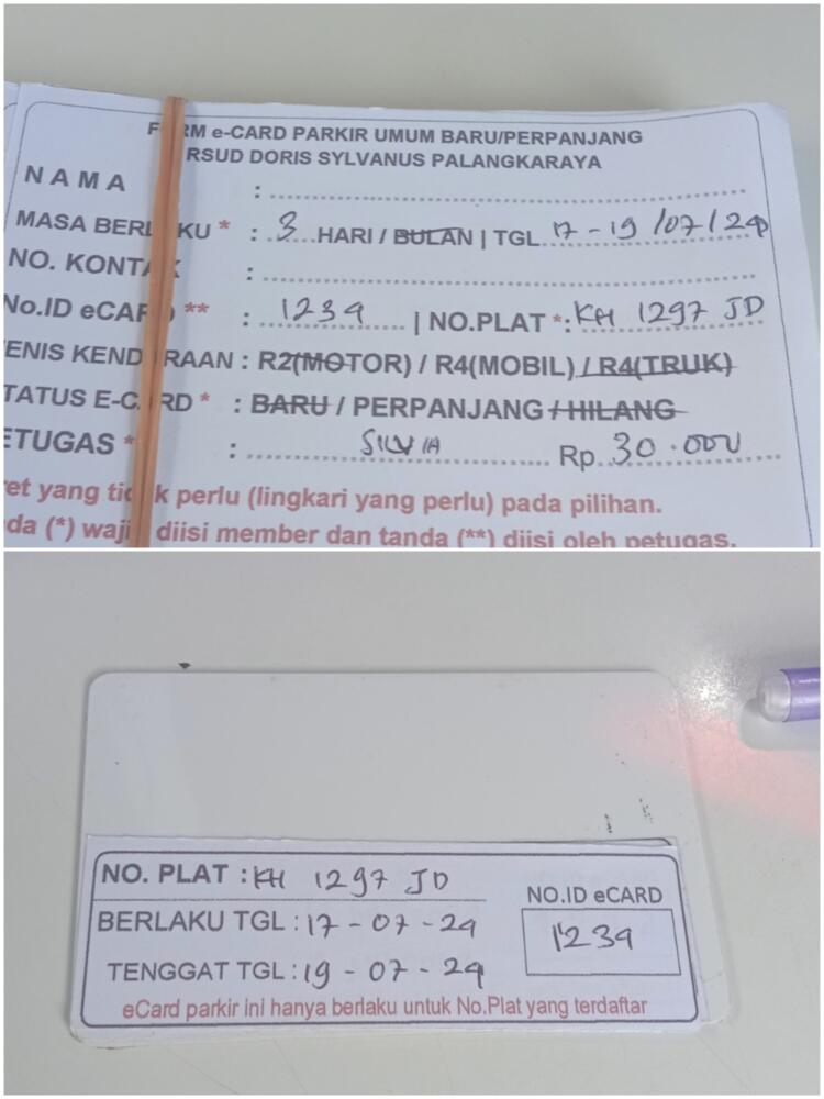 Perpanjang member id 1234