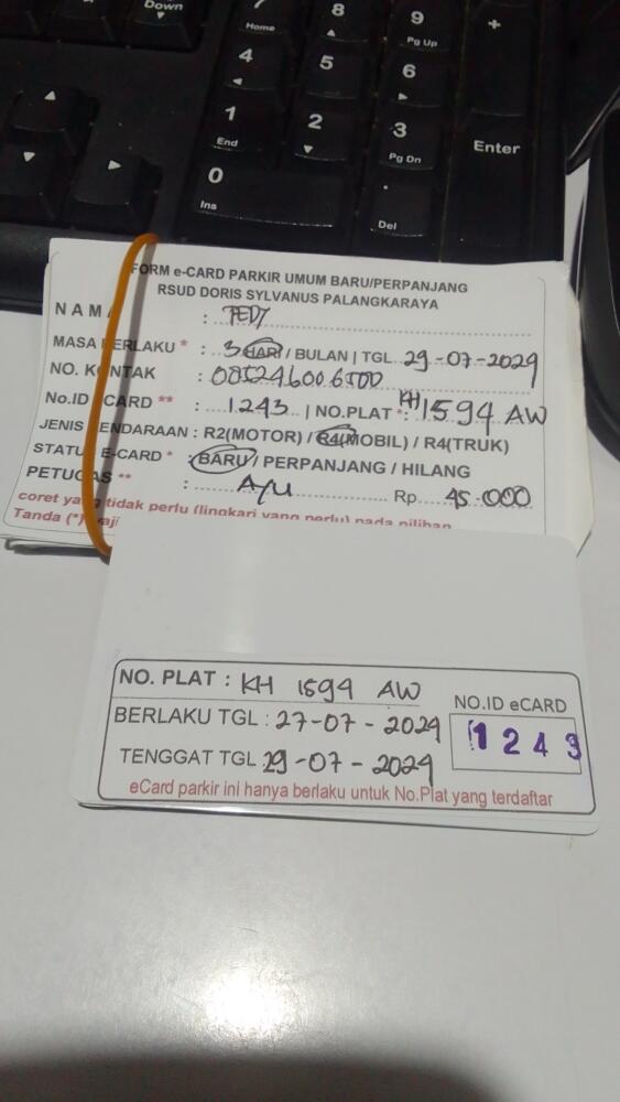 kARTU MEMBER BARU ID:1243