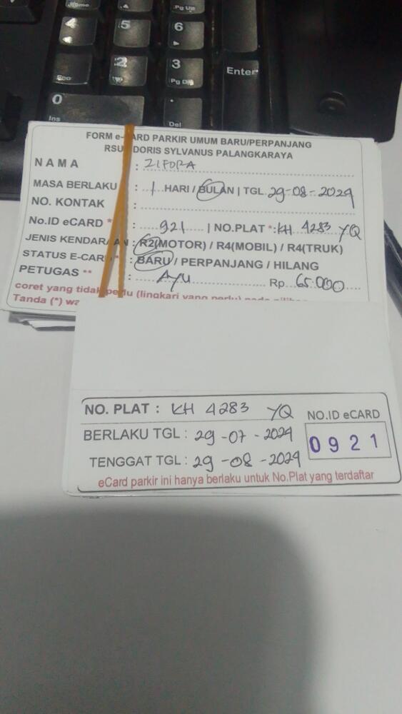 kARTU MEMBER BARU ID:921